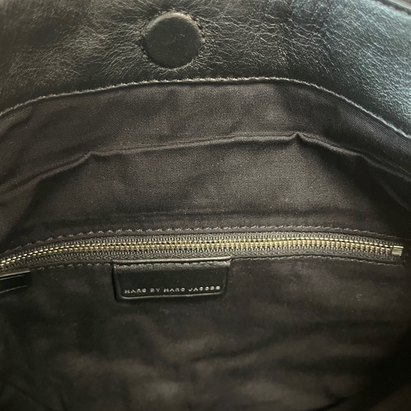 Leather & Suede Colorblock Fold-Over Clutch by Marc Jacobs - Picture 5 of 5